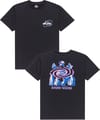 EV Waves Festival SS Tee Black + Quiksilver