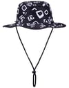 Know It All Bucket Youth Black Tribal Tag + Quiksilver