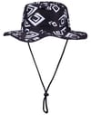 Quiksilver + Know It All Bucket Youth Black Tribal Tag