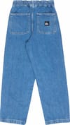 Quiksilver + The Foam Denim Pant Youth 2001 Stone Wash