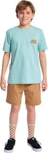 Quiksilver + Fruits Tide SS Tee Youth Blue Haze - 4