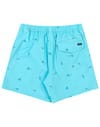 Quiksilver + Stretch Printed Volley 16 Aqua Spaced Out