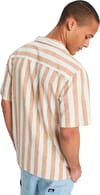 Quiksilver + Sunset Song SS Shirt Bone White Stripes Sunset - 4
