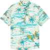 Apero Classic SS Shirt Aqua Sundown + Quiksilver