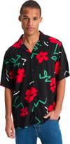 Quiksilver + Safe Paradise SS Shirt Black Street Floral 64 - 3