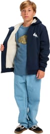 Quiksilver + Fleece Sherpa Youth Dark Navy - 6