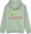 Quiksilver + Graphic Youth Hoodie Oversized Iceberg Green - 3