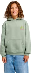 Quiksilver + Graphic Youth Hoodie Oversized Iceberg Green - 4
