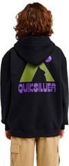 Quiksilver + Graphic Youth Hoodie Oversized Black - 5