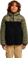 Quiksilver + Scaly Reversible Youth Insulator Jacket Grape Leaf - 6