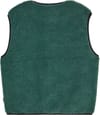 Quiksilver + Kickflip Sleeveless Sherpa Youth Gilet Forest