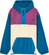 Ocean View Mix Sherpa Youth Fleece Blue Coral + Quiksilver