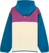 Quiksilver + Ocean View Mix Sherpa Youth Fleece Blue Coral