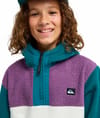 Quiksilver + Ocean View Mix Sherpa Youth Fleece Blue Coral - 5