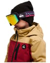 Quiksilver + Rusher Youth Check/Clux ML Red S3 - 5