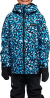 Mission Printed Youth Jacket Bubble Form Kids Seaport + Quiksilver
