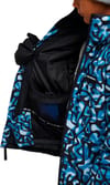 Quiksilver + Mission Printed Youth Jacket Bubble Form Kids Seaport - 6