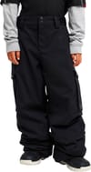 Snow Down Cargo Youth Pant Black + Quiksilver