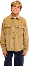 Quiksilver + Venture Cord Youth Shirt Kelp - 3