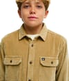 Quiksilver + Venture Cord Youth Shirt Kelp - 5
