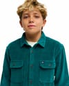 Quiksilver + Venture Cord Youth Shirt Forest - 5