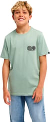 Quiksilver + Balance SS Youth Tee Iceberg Green - 4
