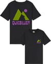 Peak SS Youth Tee Black + Quiksilver