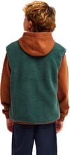 Quiksilver + Kickflip Sleeveless Sherpa Boy Gilet Forest - 4