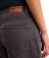 Quiksilver + QSW Wide Crop Denim Pant W Black Tint Brown - 4