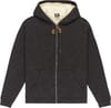 Keller Sherpa Hoodie Fleece Black Heather + Quiksilver