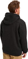 Quiksilver + Keller Sherpa Hoodie Fleece Black Heather - 4