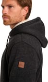 Quiksilver + Keller Sherpa Hoodie Fleece Black Heather - 6