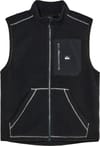 Clean Coast Fleece Gilet Black + Quiksilver