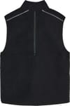 Quiksilver + Clean Coast Fleece Gilet Black