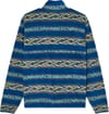 Quiksilver + No Destination Full Zip Fleece Quik Life Stripe Dark Denim