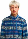Quiksilver + No Destination Full Zip Fleece Quik Life Stripe Dark Denim - 5