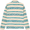 Quiksilver + No Destination Fleece Quik Life Stripe Peyote