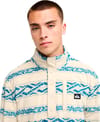 Quiksilver + No Destination Fleece Quik Life Stripe Peyote - 5