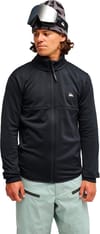 Quiksilver + Steep Point Full Zip Technical Fleece Black - 3