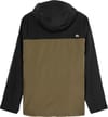Quiksilver + Overcast Gore-Tex Jacket Black Grape Leaf