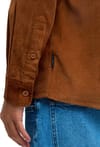 Quiksilver + Smoke Trail Cord Shirt Rawhide - 6