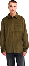 Quiksilver + Smoke Trail Cord Shirt Grape Leaf - 3