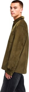 Quiksilver + Smoke Trail Cord Shirt Grape Leaf - 4