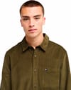 Quiksilver + Smoke Trail Cord Shirt Grape Leaf - 6