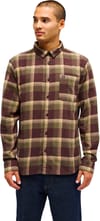 Quiksilver + Motherfly Plaid Shirt Grape Leaf Motherfly - 3