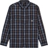 Diamond Wool Shirt Dark Navy Diamond Check + Quiksilver