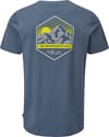 Rab + Stance Mountain Peak Tee Orion Blue - 3