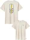 Stance Strata Tee Ecru + Rab