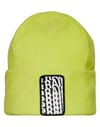 Fleece Beanie Digital Lime + Rains