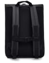 Rains + Rolltop Rucksack Black